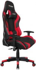 Mercury Herná stolička MRacer koženka, čierno-červená