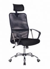 Mercury kancelárská stolička PREZMA BLACK čierna