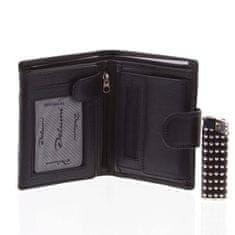 Delami Čierna kožená dámska peňaženka Avril