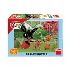 Dino Toys Puzzle 24 maxi Bing so psíkom