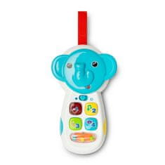 TOYZ Detská edukačná hračka telefón slon