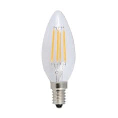 Diolamp LED Filament Candle žiarovka číra C35 6W/230V/E14/6000K/780Lm/360°
