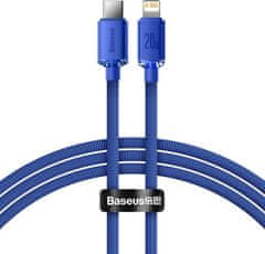 Noname Baseus Type-C - Lightning cable, Crystal Shine Series Fast Charging Data Cable 20W 1.2m Blue (CAJY000203)