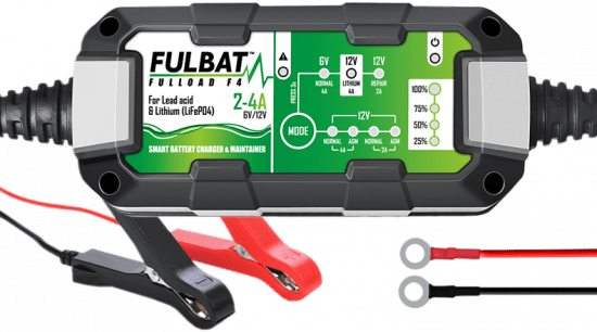 Fulbat Nabíjačka akumulátorov FULLOAD F4 2A (vhodné tiež pre lithiové batérie)