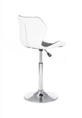 Halmar Barová stolička Dorie sivá/biela