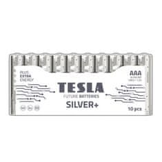 Tesla Batteries TESLA AAA SILVER + Alkaline 10 ks Shrink LR03 NEW