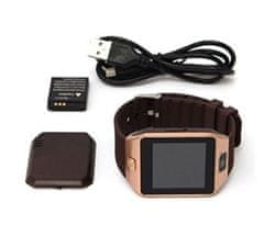 MXM Smart telefónne hodinky DZ09 Ružové