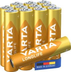 VARTA batérie Longlife AAA, 12ks (Big box)