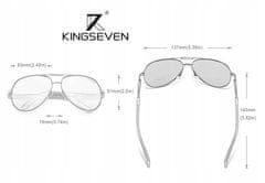 KINGSEVEN Letecké slnečné okuliare n725