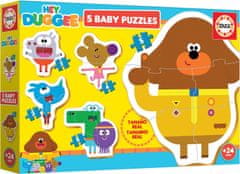 EDUCA Baby puzzle Hey Duggee 5v1 (3-5 dielikov)