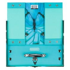 BAAGL Skladací školský kufrík Butterfly s kovaním
