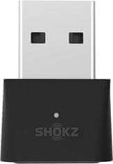 SHOKZ Bezdrôtový adaptér Loop 100 (USB-A) pre OpenComm, čierna