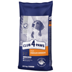 Club4Paws Premium pre dospelých psov stredných plemien 20 kg
