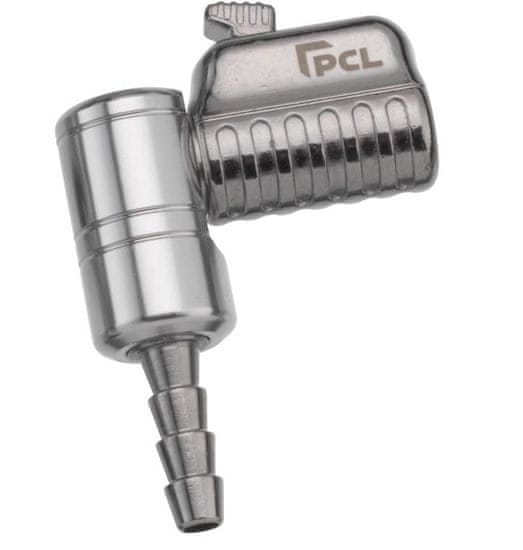 PCL Koncovka na hustenie pneu zahnutá, priemer 8 mm, otočná, extra pevná - PCL