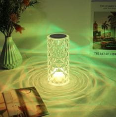 Zapardrobnych.sk LED dotyková kryštálová lampa so 16 druhmi svietiacich farieb