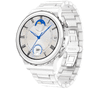 Dámske inteligentné hodinky Rnce92 – telefonovanie, keramické (Sr038c)