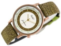 PERFECT WATCHES Dámske hodinky A379 – olivové (Zp826c)