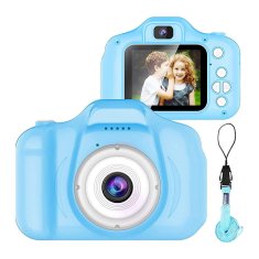 Cool Mango Detská digitálna video kamera, malý hračkový fotoaparát, 1080p, modrá