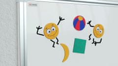Allboards , Výuková sada magnetů pro děti - 48 prvků-var.1, SHAPES01