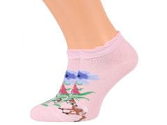 Disney Bambi DISNEY 3x Farebné dámske ponožky, nohy, certifikát OEKO-TEX 37-42 EU