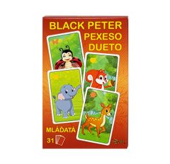 Deny Hra čierny Peter 3v1 Mláďatá 