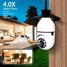 Netscroll Bezpečnostná kamera v tvare žiarovky, ViewCamera