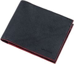 Honda peňaženka LEATHER černo-červená