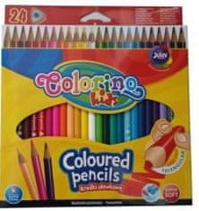 Colorino Trojhranné ceruzky 24 farieb