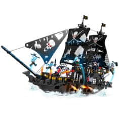 Cogo stavebnica Piráti - Velká pirátská loď kompatibilná 807 dielov