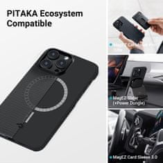 Pitaka MagEZ 3 600D case, black/grey, iPhone 14 Pro Max