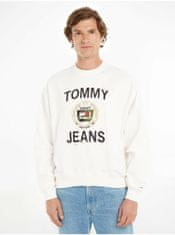 Tommy Jeans Mikiny bez kapuce pre mužov Tommy Jeans - biela S
