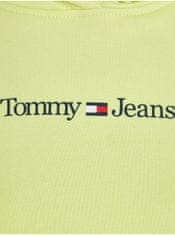 Tommy Jeans Žltá dámska mikina Tommy Jeans Serif Linear XL