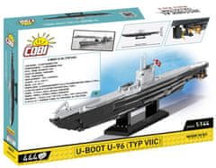 Cobi COBI 4847 U-Boat U-96 typ VIIC, 1:144, 444 k