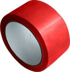 Lepiaci páska, farba červená, 48 mm x 66 m. 