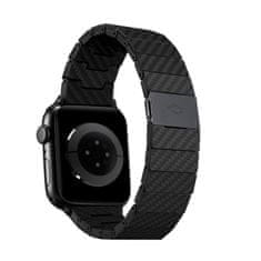 Pitaka Carbon fiber strap, black, Apple Watch Ultra (49mm) 8/7 (45mm)/6/SE/5/4 (44mm)/3/2/1 (42mm)