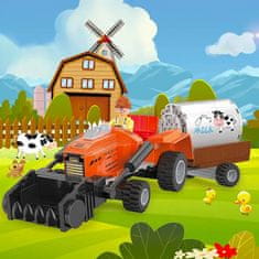 Cogo City stavebnica Traktor kompatibilná 263 dielov