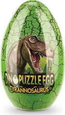 CubicFun Obojstranné puzzle vo vajci National Geographic: Tyrannosaurus Rex 63 dielikov