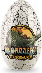 CubicFun Obojstranné puzzle vo vajci National Geographic: Stegosaurus 63 dielikov