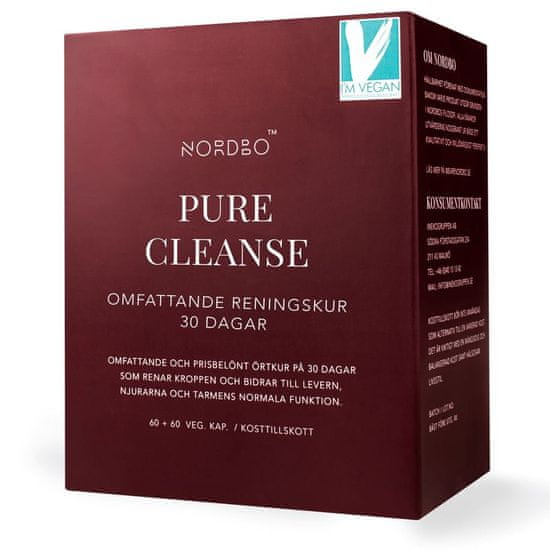 Nordbo Pure Cleanse (Detox), 120 kapsúl
