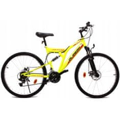 Olpran Horský bicykel 26 LASER FULL DISC červená/žltá