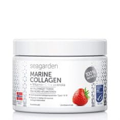 Seagarden Marine Collagen + Vitamín C, 150 g - jahoda