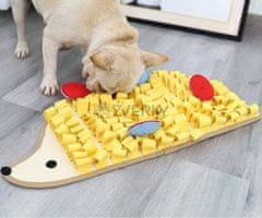 Snuffle Interaktívna hračka pre psa Ňuchací koberček Ježko 60x29cm