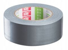 KAEM Univerzálna textilná montážna páska 48 mm x 50 m sivá