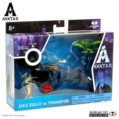 McFarlane Avatar The Way of Water Jake Sully vs Thanator svieti