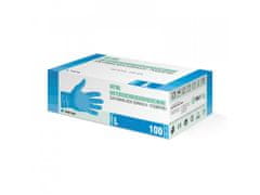 OnlineMedical Nitrilové rukavice SF Medical - nepudrované vel. S, M, L, XL (100 ks) - modré