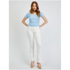 Orsay Biele dámske džínsy rovného strihu ORSAY_312175000000 38