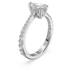 Swarovski Blyštivý prsteň s čírymi kryštálmi Millenia 5642628 (Obvod 58 mm)