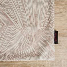 DESIGN 91 Behúň na stôl Goja, krémový s lesklým vzorom 40 x 140 cm