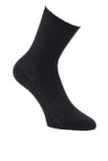 RS Zdravotné ponožky zo 100% bavlny EU 47-50 BLACK (čierna)