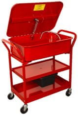 Torin BIG RED Pojazdný umývací stôl, objem 75 litrov, pre čistenie dielov